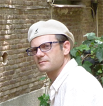 author photo, Tobias Hecht, white male in hat and glasses